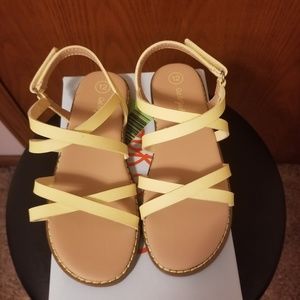 Yellow sandals
